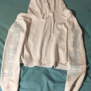 Cropped Victoria’s Secret Pink Hoodie